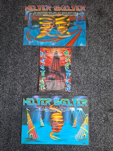 Rave flyer helter skelter - rave,
