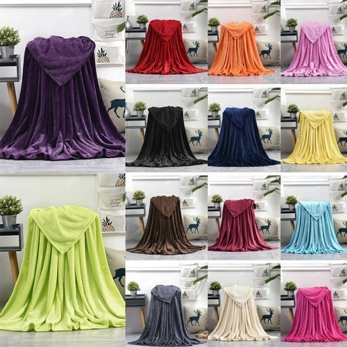 Plain blanket throw soft - plain,