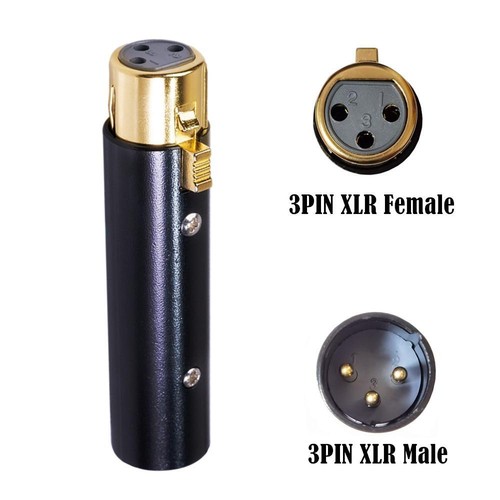 Xlr pin male - 3-pin, to