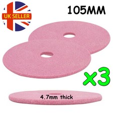 3X 105mm 4.7mm Grinding Disc Chainsaw Sharpening Chain Saw Sharpener Wheel