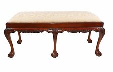 Chippendale Duet Stool Mahogany Seat Double Piano
