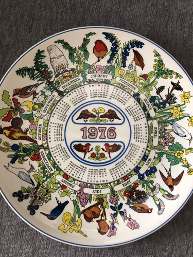 Wedgwood calendar plate - wedgwood,