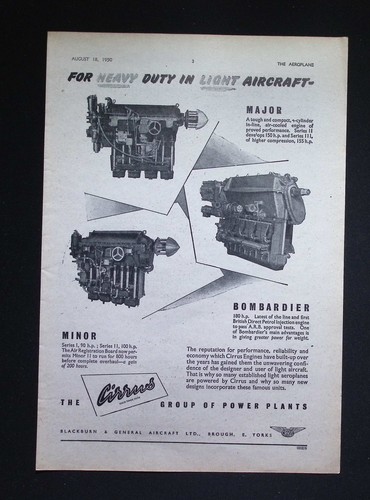 Original 1950 advert cirrus - 1950,