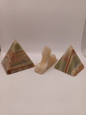 Green Onyx Marble Pyramids &