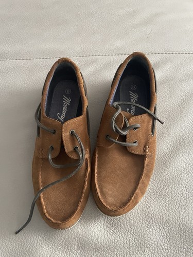 Mantaray brown suede boat - mantaray,