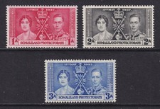 SOMALILAND 1937 KGVI