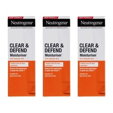 Neutrogena Clear and Defend Moisturiser 50 ML - Pack of 3