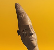 ANTIQUE Yoruba IBEJI Wood Figural Scepter