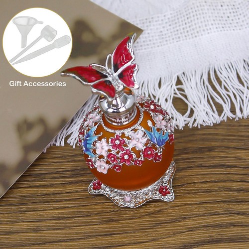 Glass perfume bottle - glass,