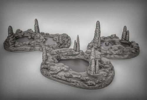 Rock pools terrain models for - rock,