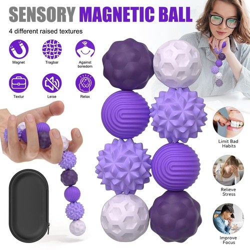 Sensory fidget balls 8pcs - sensory,