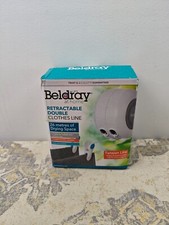 Beldray LA027016 Retractable Washing Lines - 2 x 13m Double Reel Clothesline, Ex