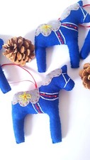 Felt Dala Horse Decoration
