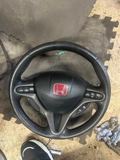 HONDA CIVIC TYPE R FN2 LEATHER MULTIFUNCTION STEERING WHEEL 2007-2011 with AB 