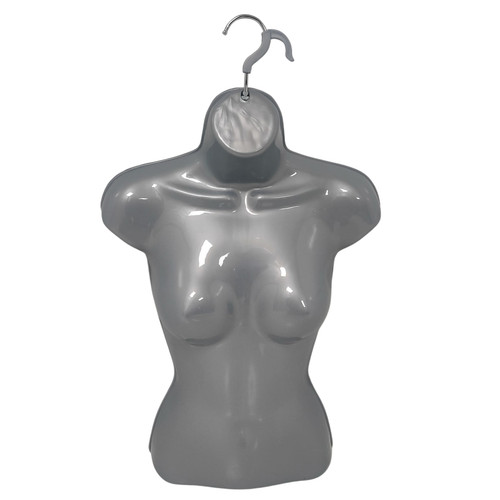 Grey shiny half body - half,