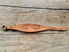 Quality Handmade Leather Lurcher/Whippet/Saluki collars