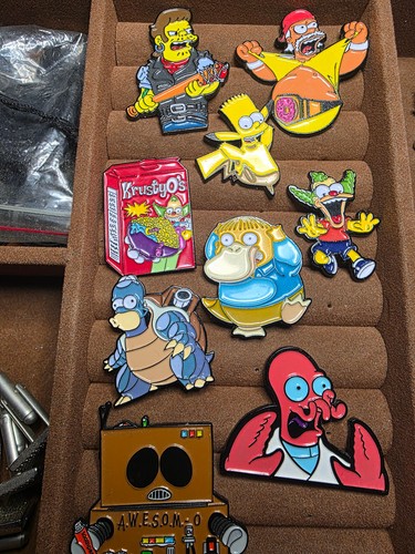 Various crossover enamel pins - crossover,