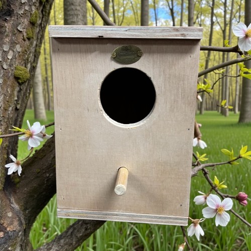 Parakeet nest box red - parakeet, rump
