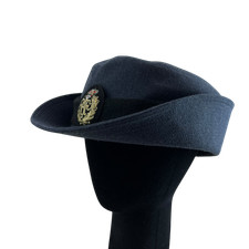 British RAF Dress Cap Womens Blue Hat Royal Air Force WRAF Medium 57cm