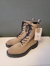 Tu Womens Boots Size 5uk Leather Upper