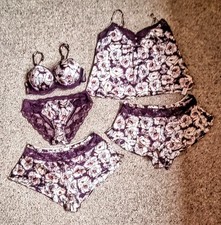 Five Piece Rosie For Autograph Silk Lingerie Set.