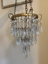 Vintage Brass Crystal