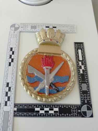 Vintage naval ship crest - naval,