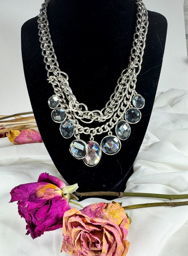 Chunky silver tone chain - chunky,
