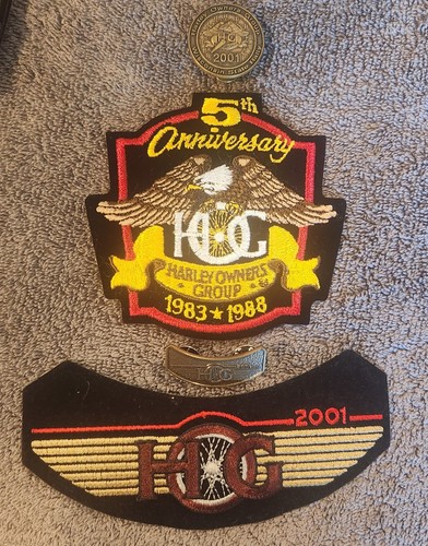 2001 hog patch pin harley - hog,