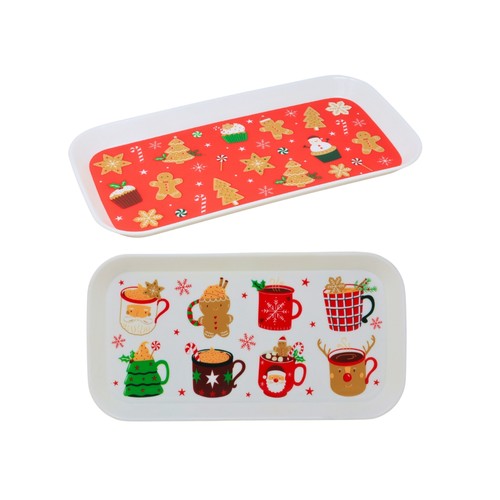 Gingerbread serving tray - gingerbread, set