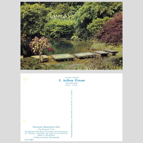 Vintage postcard chartwell - postcard,