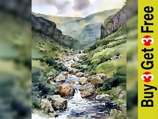 Peaceful Valley River 10"x8"