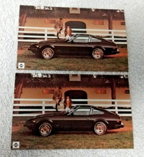 DATSUN 1980 280-ZX Two NISSAN Postcards