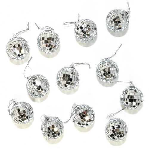 Silver mirror christmas - x,