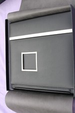 Spicer Hallfield Madison 12x12 Album. Black with silver detail.