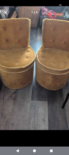 Pair vintage 1960s 70s - pair, 1960s/70s