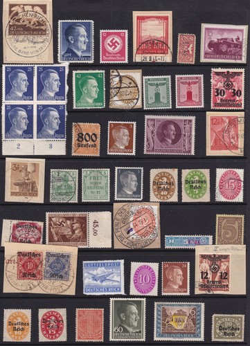 Lot authentic stamps - stamps, germany