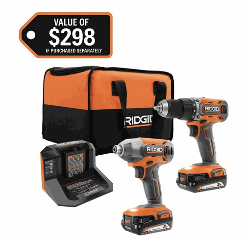 Ridgid 18v cordless tool - cordless, 2-tool