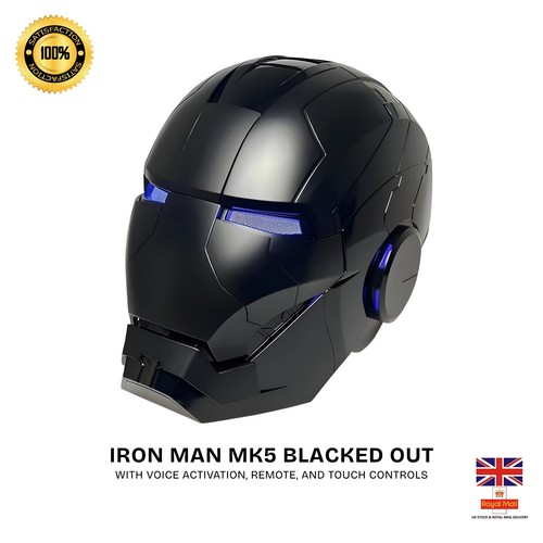 Iron man mk5 black - black, helmet