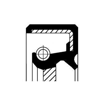 Differential shaft seal front - seal,