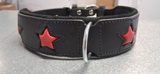 BLACK LEATHER PADDED Dog