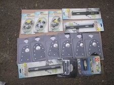 Yamaha Honda Suzuki Kawasaki ? 14 items JOB LOT tank pads hooks brackets UNUSED