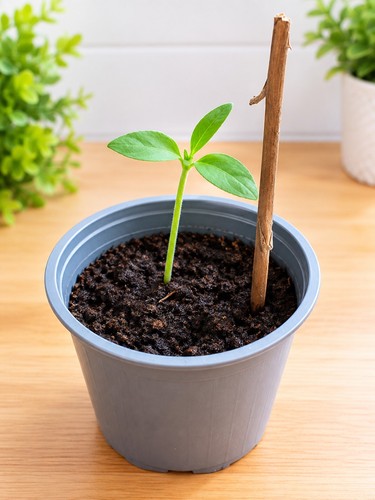 Tomato seedling ready - seedling, pot