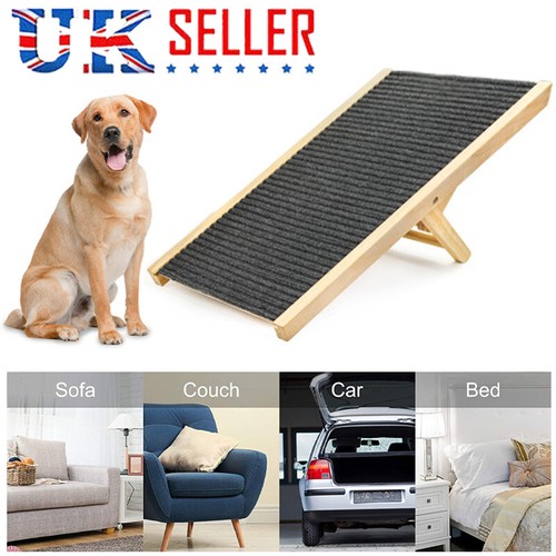 70cm wooden dog ramp pet - wooden, puppy
