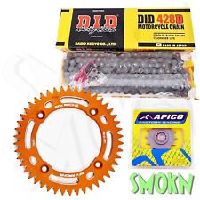 KTM SX85 Chain & Sprocket Kit for SX 85 Small Wheel 03-17 DID RFX Orange 14-46T