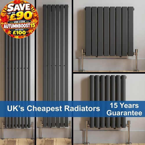 Anthracite designer radiator - anthracite,