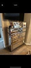 Next Fleur Mirrored Chest Of Drawers, 5 drawers 