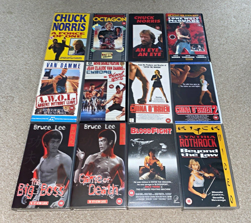 Martial arts vhs video bundle - vhs,
