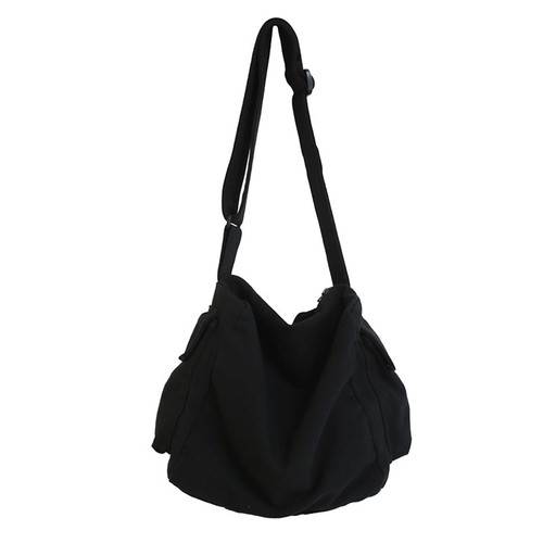Canvas messenger bag - canvas, large