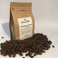 COLOMBIAN SUPREMO Hand Roasted 100% Arabica Coffee Beans/Grounds Q grade 82